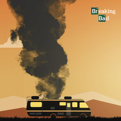 Breaking Bad Acid Washed Oversized