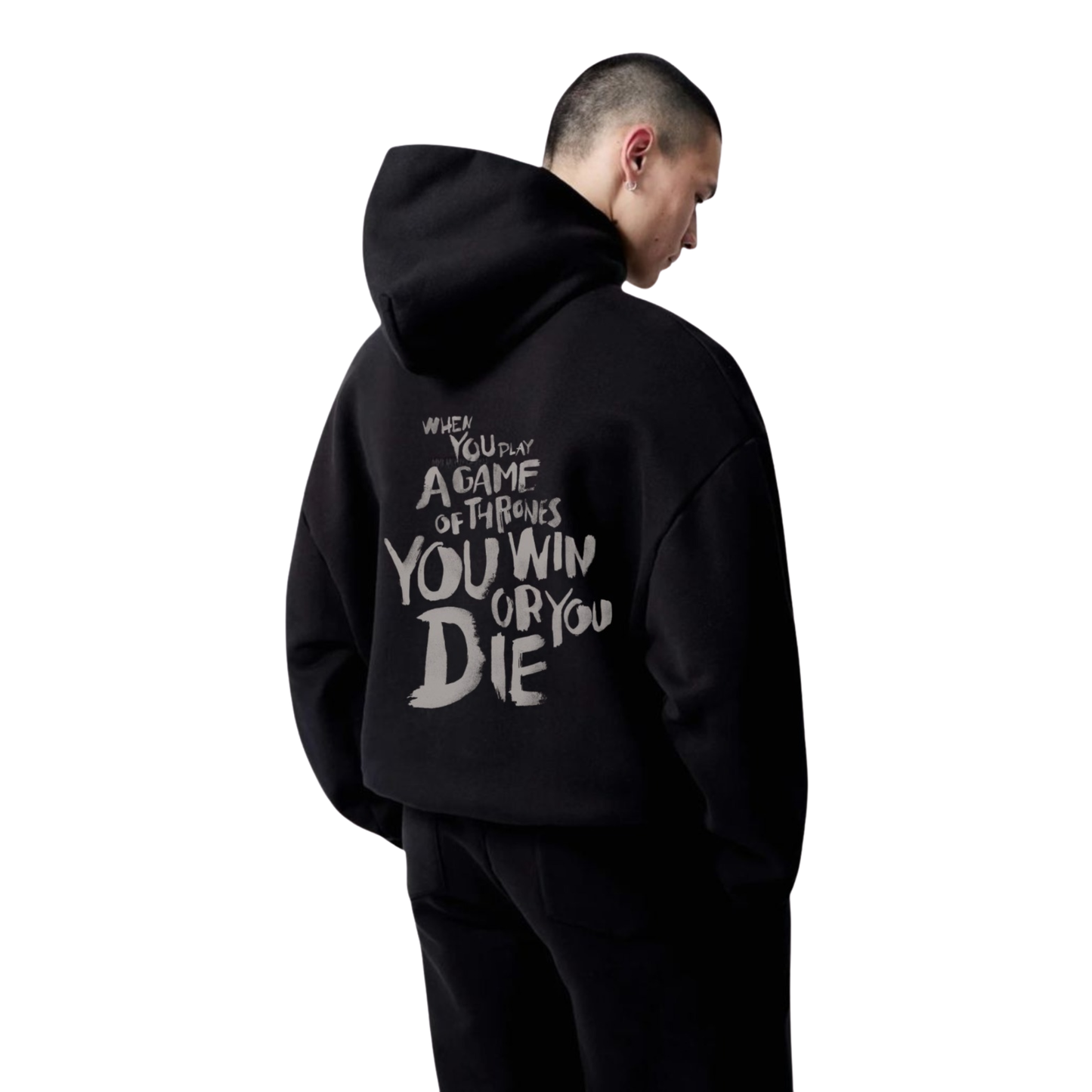 Black Men's Hoodie Inspired By GOT