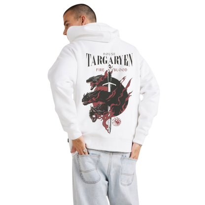 White Men's Hoodie Inspired By GOT
