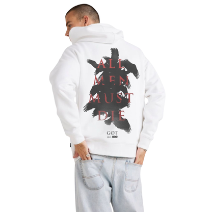 White Men's Hoodie Inspired By GOT