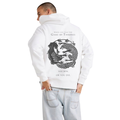 White Men's Hoodie Inspired By GOT