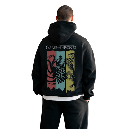 Black Men's Hoodie Inspired By GOT