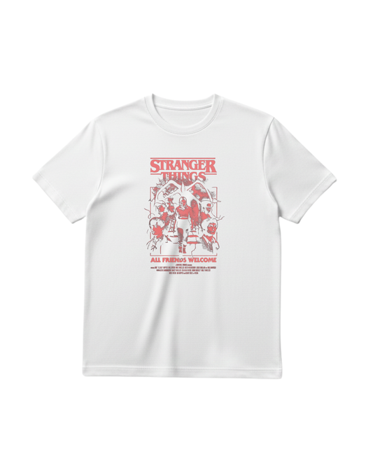 Stranger Things Half Sleeve Tees