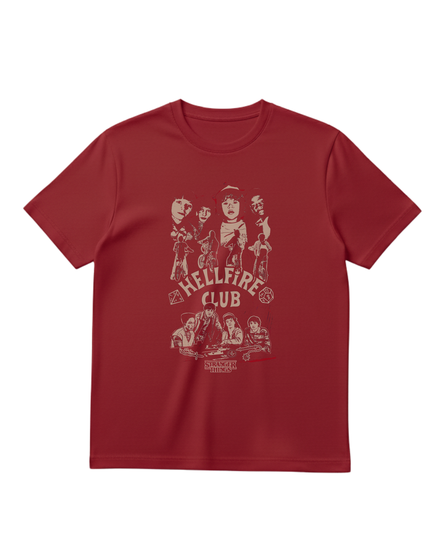 Stranger Things Half Sleeve Tees